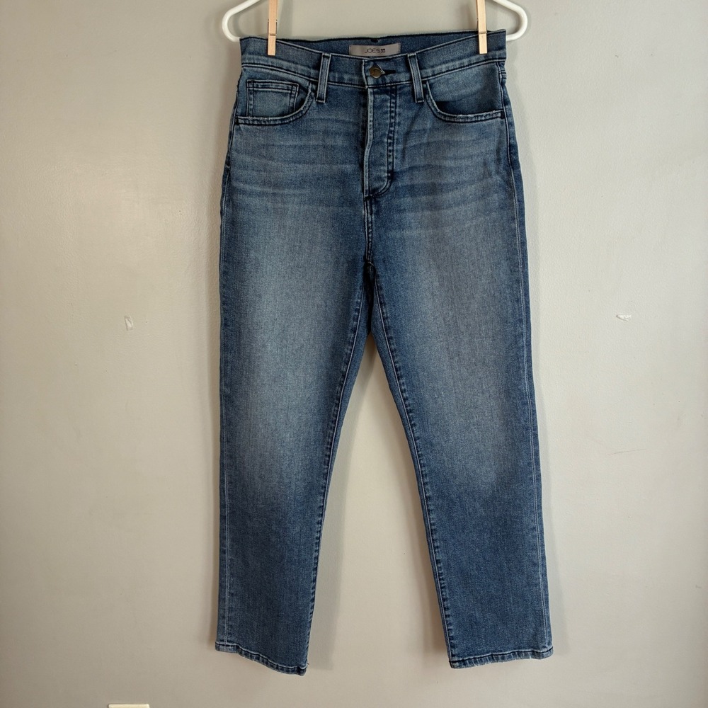 Joe's Jeans The OG Cara Jeans Womens 27 Blue High Rise‎ Straight Leg Denim